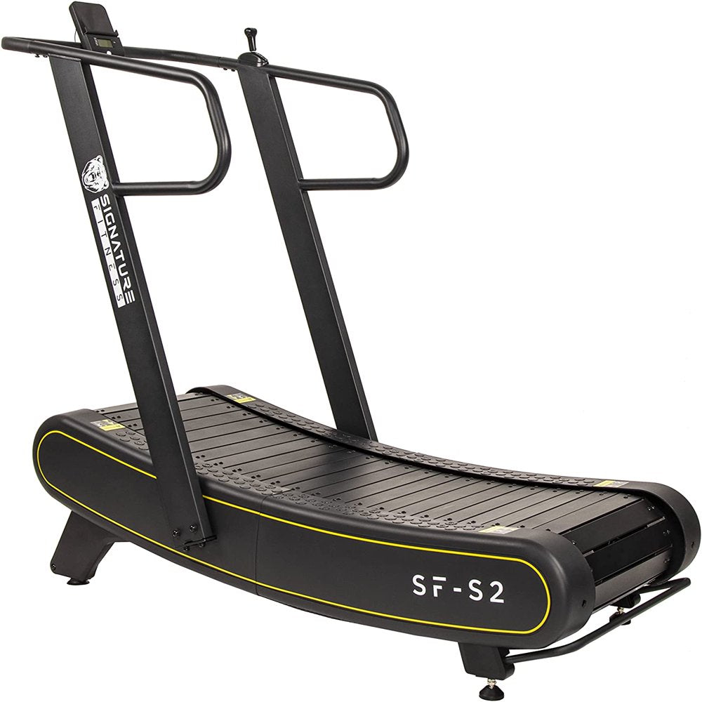 SF-S2 Sprint Demon - Motorless Curved Sprint Treadmill with Adjustable Levels of Resistance - 300 Lb Capacity