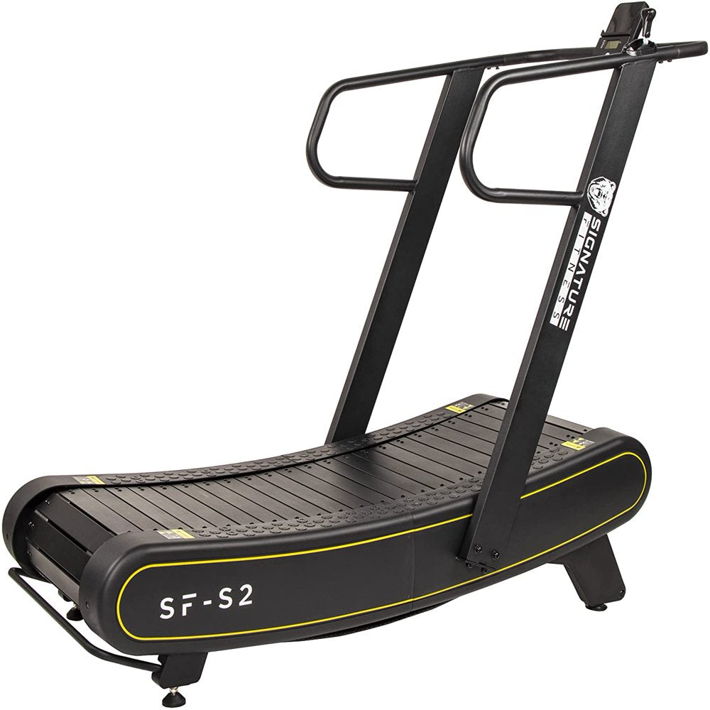 SF-S2 Sprint Demon - Motorless Curved Sprint Treadmill with Adjustable Levels of Resistance - 300 Lb Capacity